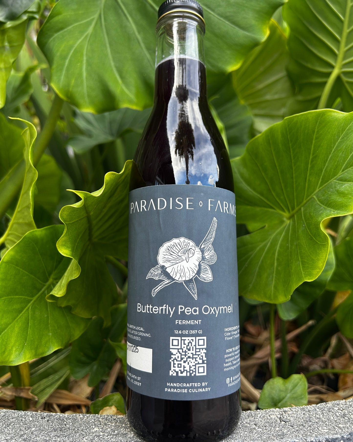 Butterfly Pea Oxymel