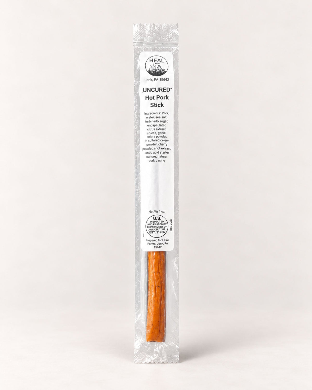 Uncured Hot Pork Stick