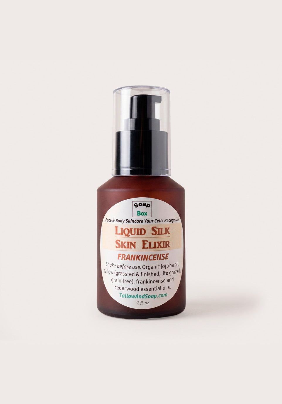 Frankincense Liquid Silk Tallow Lotion – SoapBox