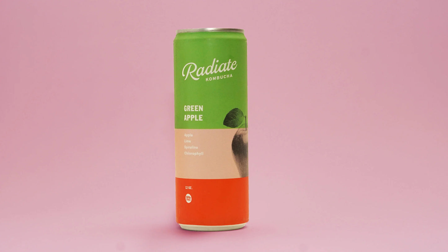 Radiate Kombucha (Green Apple)