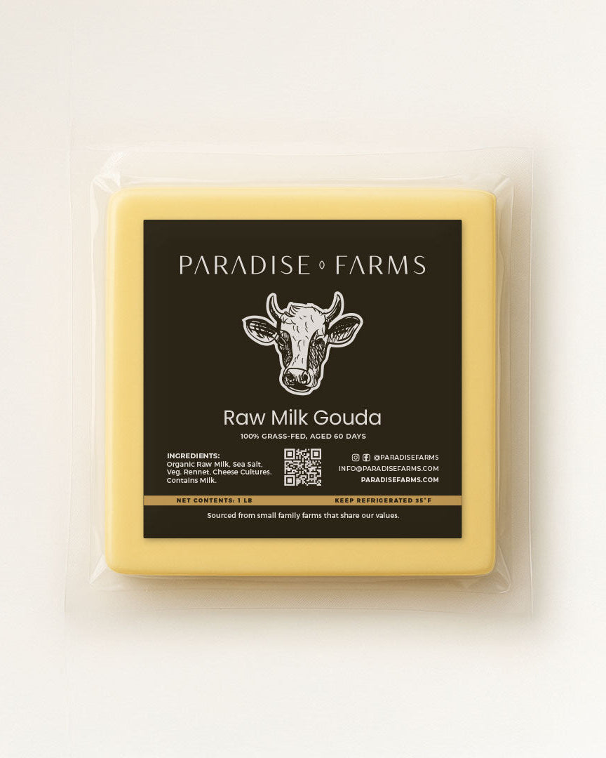 Raw Milk Gouda Cheese – 8 oz