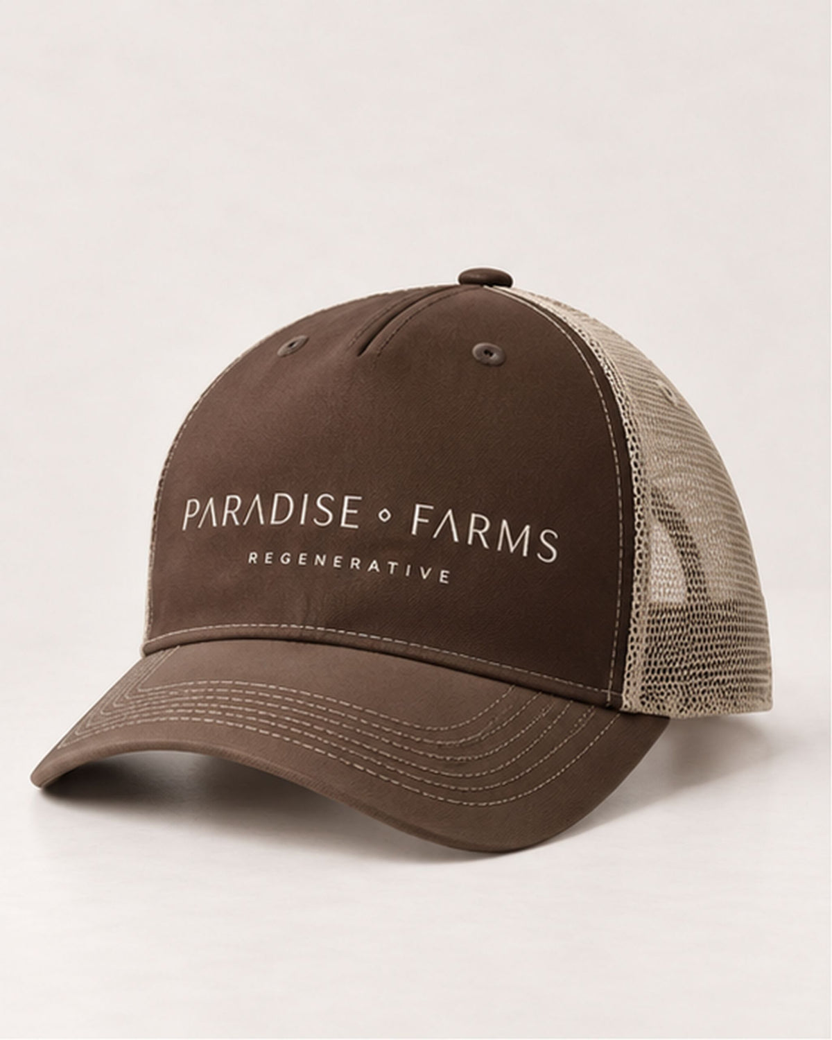 PF Trucker Hat – Dark Brown