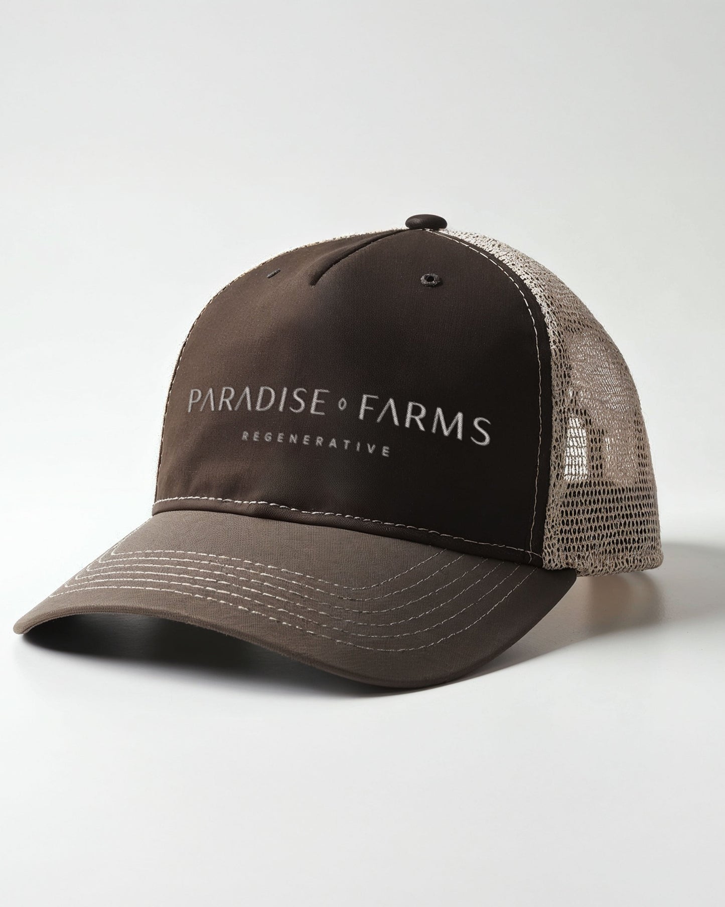 PF Trucker Hat – Dark Brown