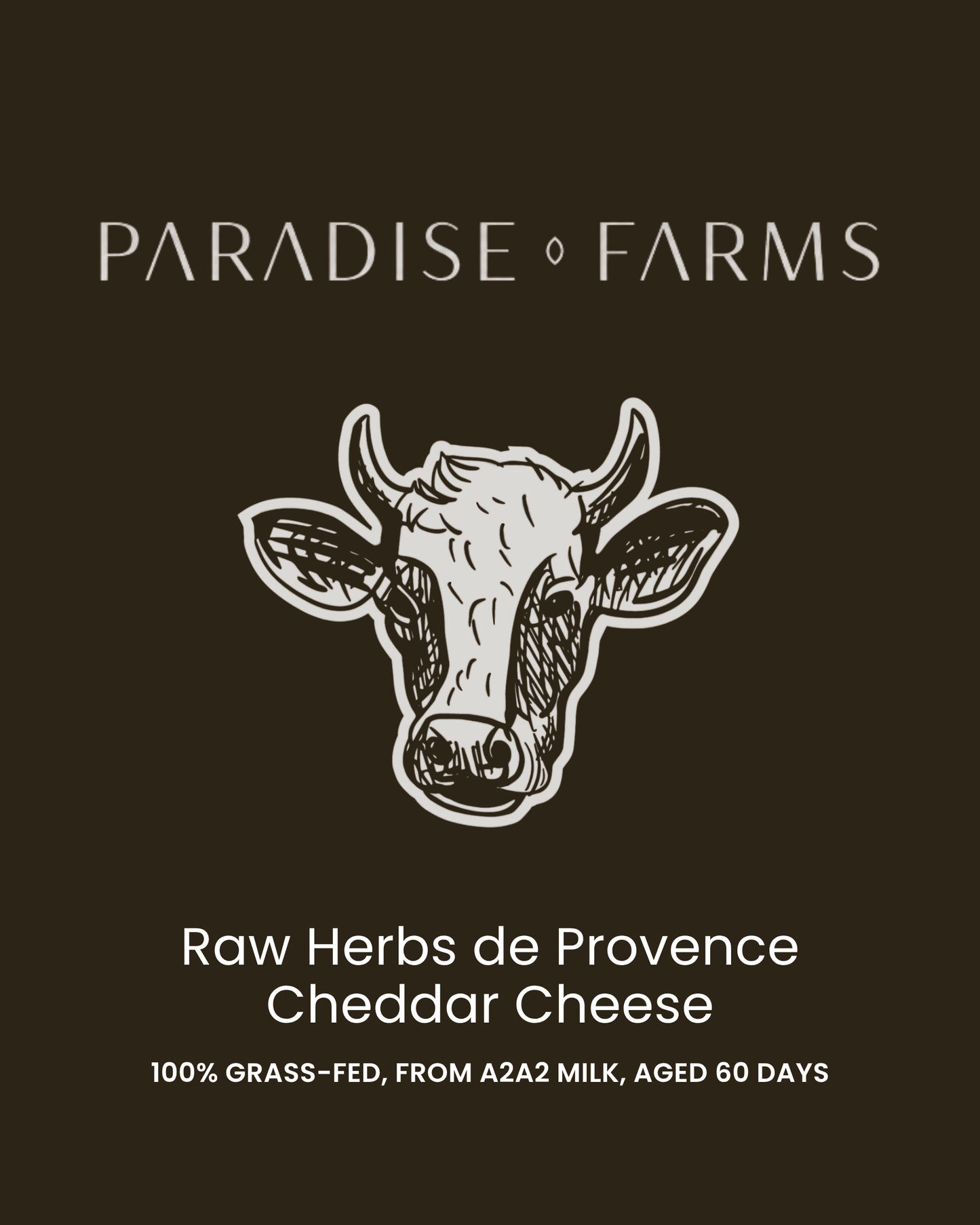 Raw Herbs De Provence Cheddar Cheese – 8 oz
