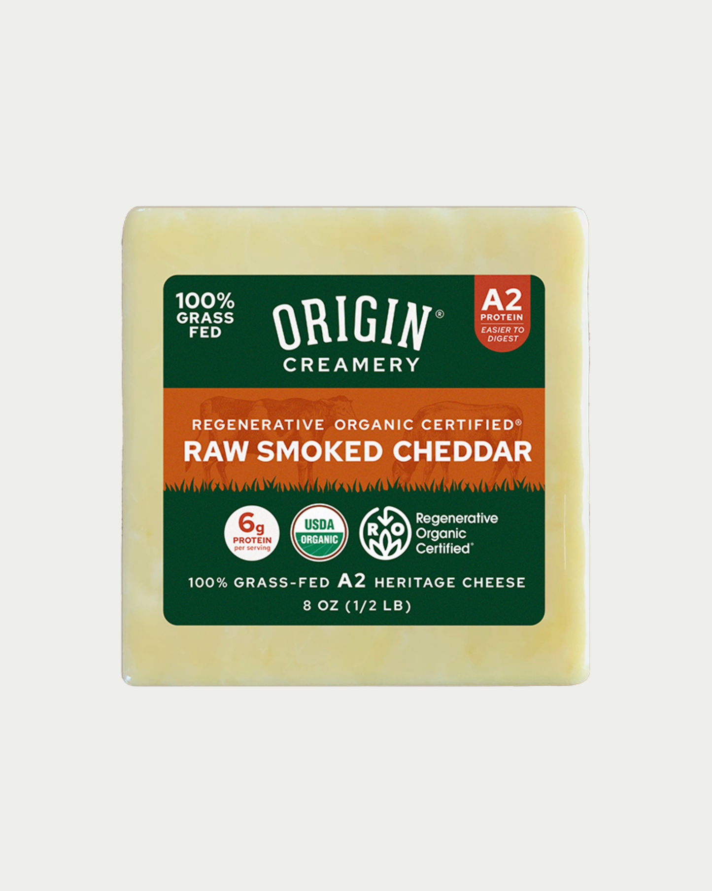 Raw Milk Smoked Cheddar Cheese – Origin Creamery