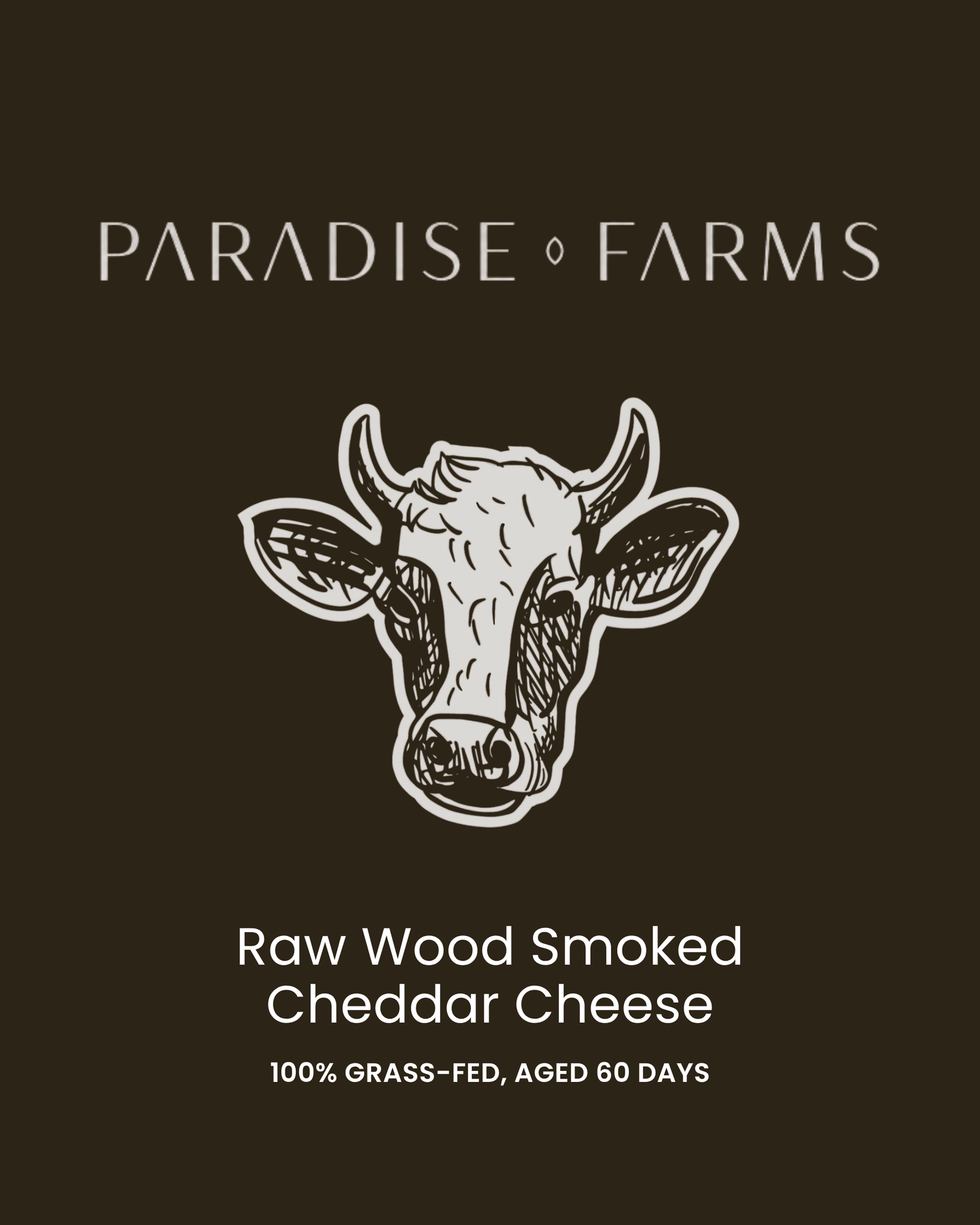Raw Wood Smoked Cheddar Cheese – 8 oz