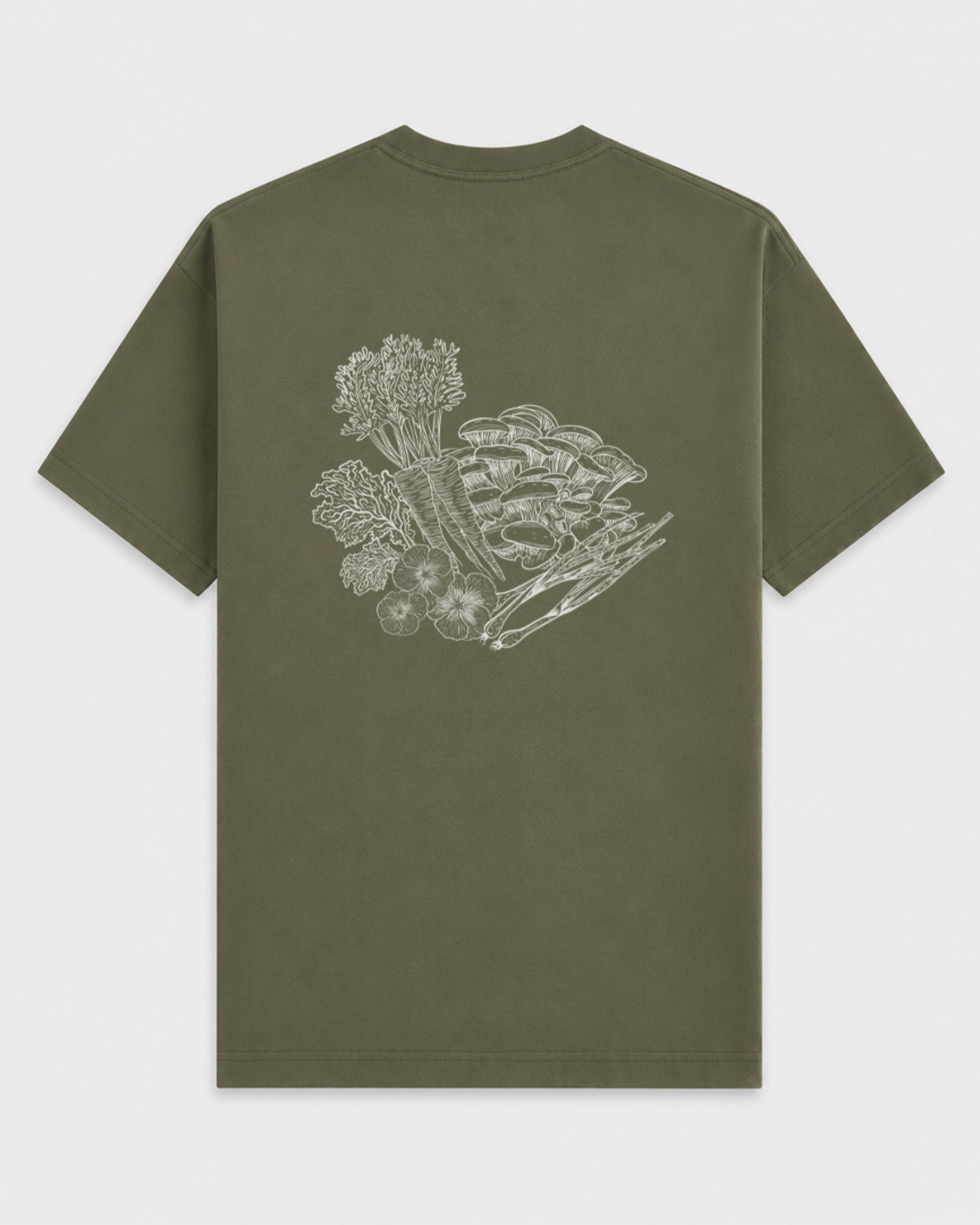 The PF Signature Tee – Military Green, Medium