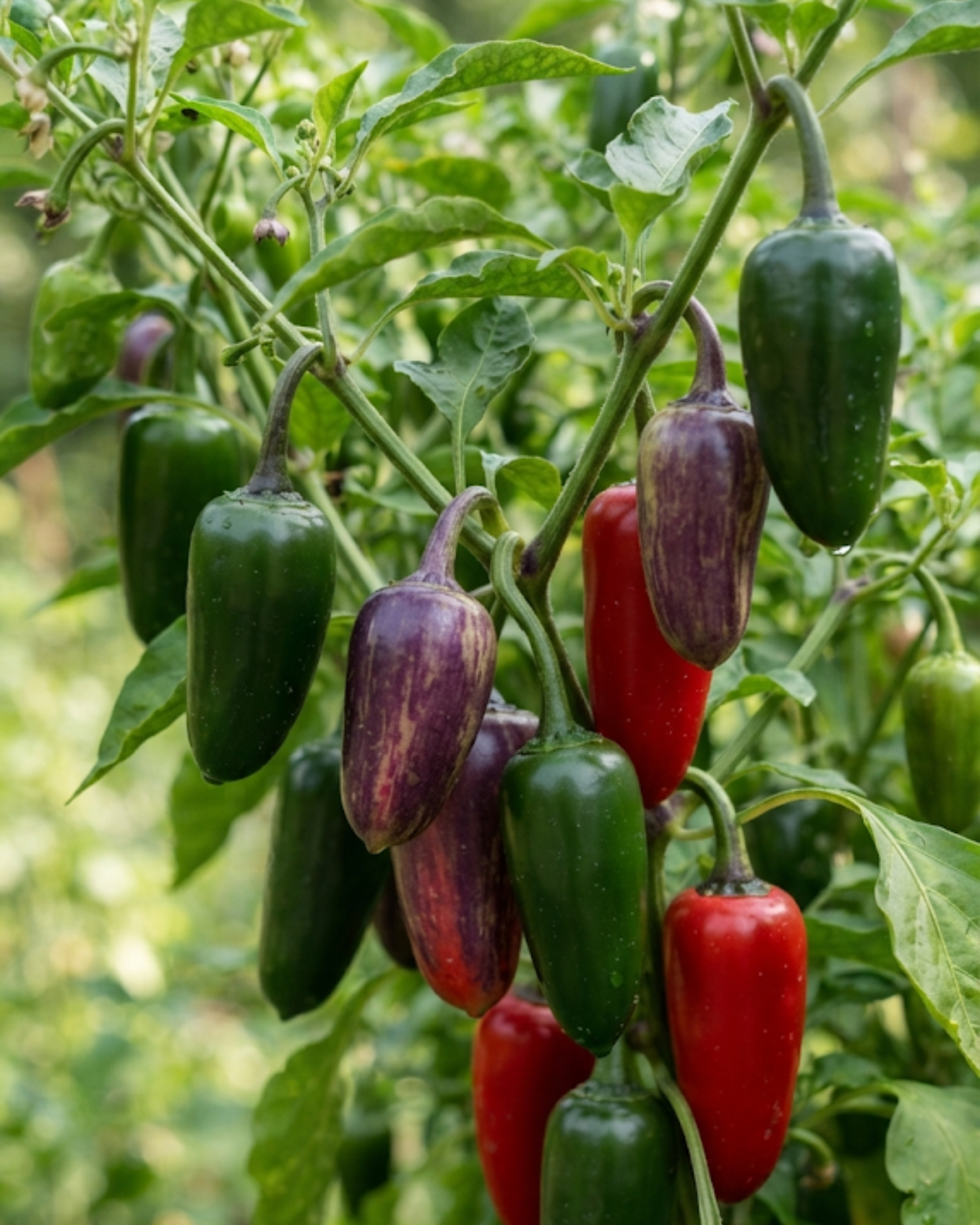 Tricolor Jalapeno Peppers Mix