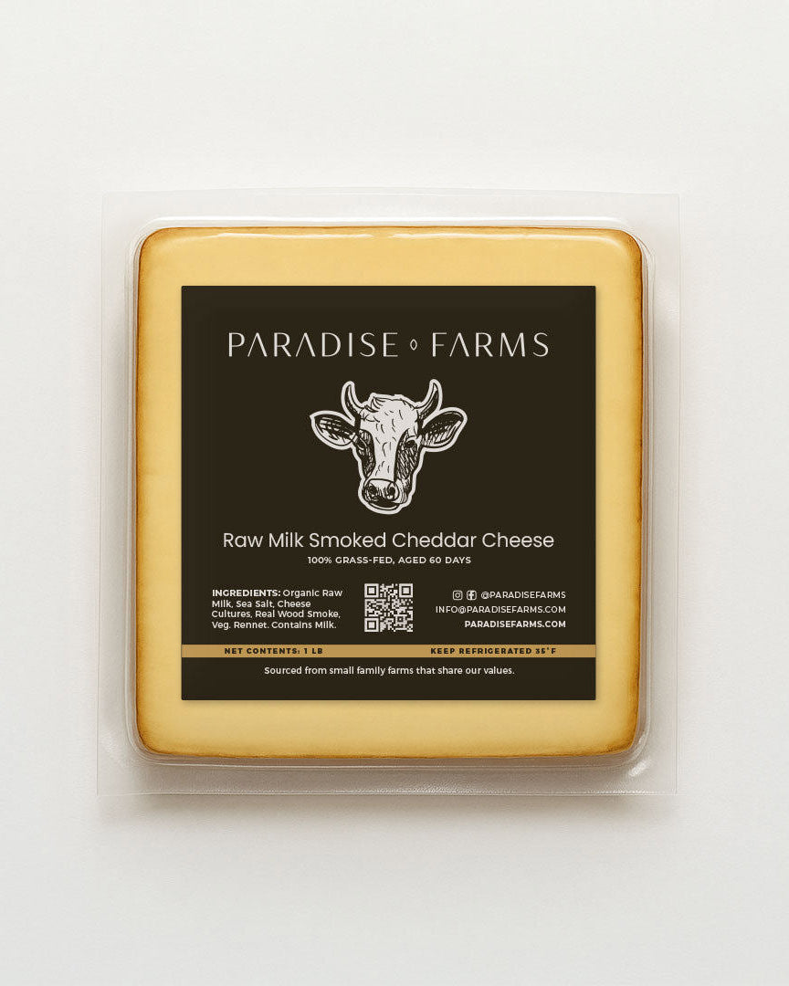 Raw Milk Smoked Cheddar Cheese – 1 lb