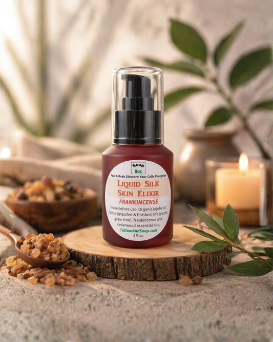 Frankincense Liquid Silk Tallow Lotion – SoapBox