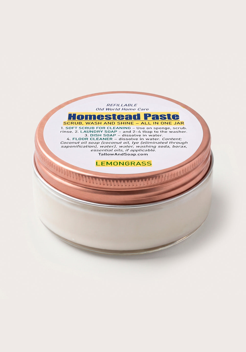 Lemongrass Homestead Paste – SoapBox