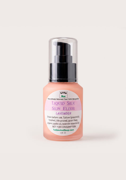 Lavender Liquid Silk Tallow Lotion – SoapBox