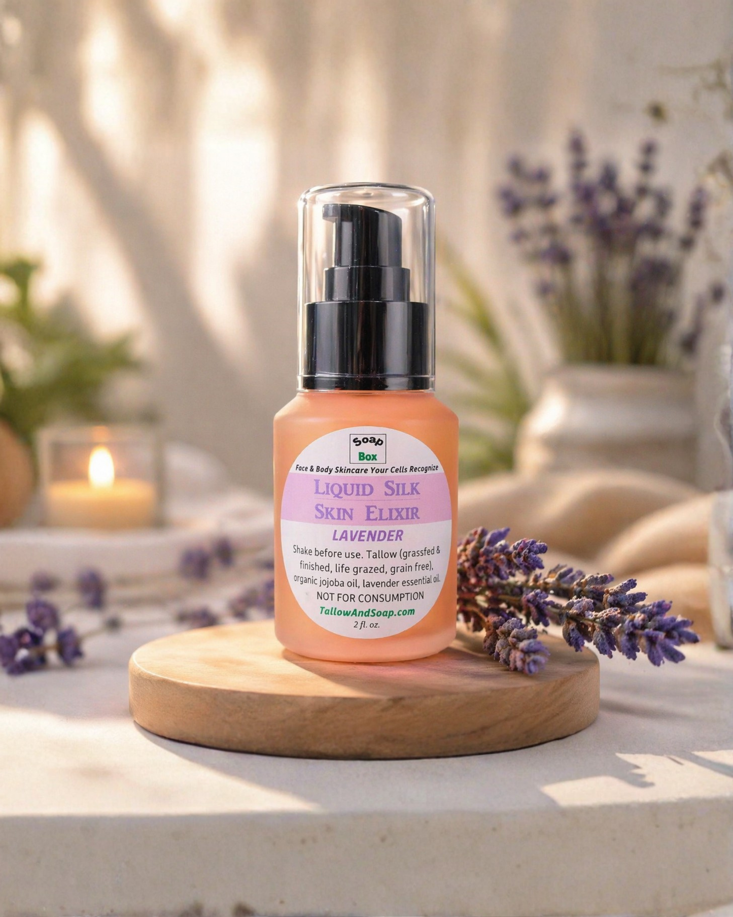 Lavender Liquid Silk Tallow Lotion – SoapBox