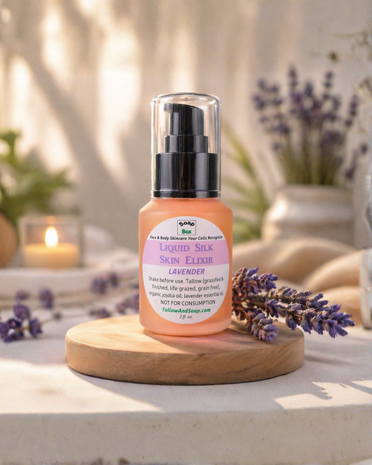 Lavender Liquid Silk Tallow Lotion – SoapBox