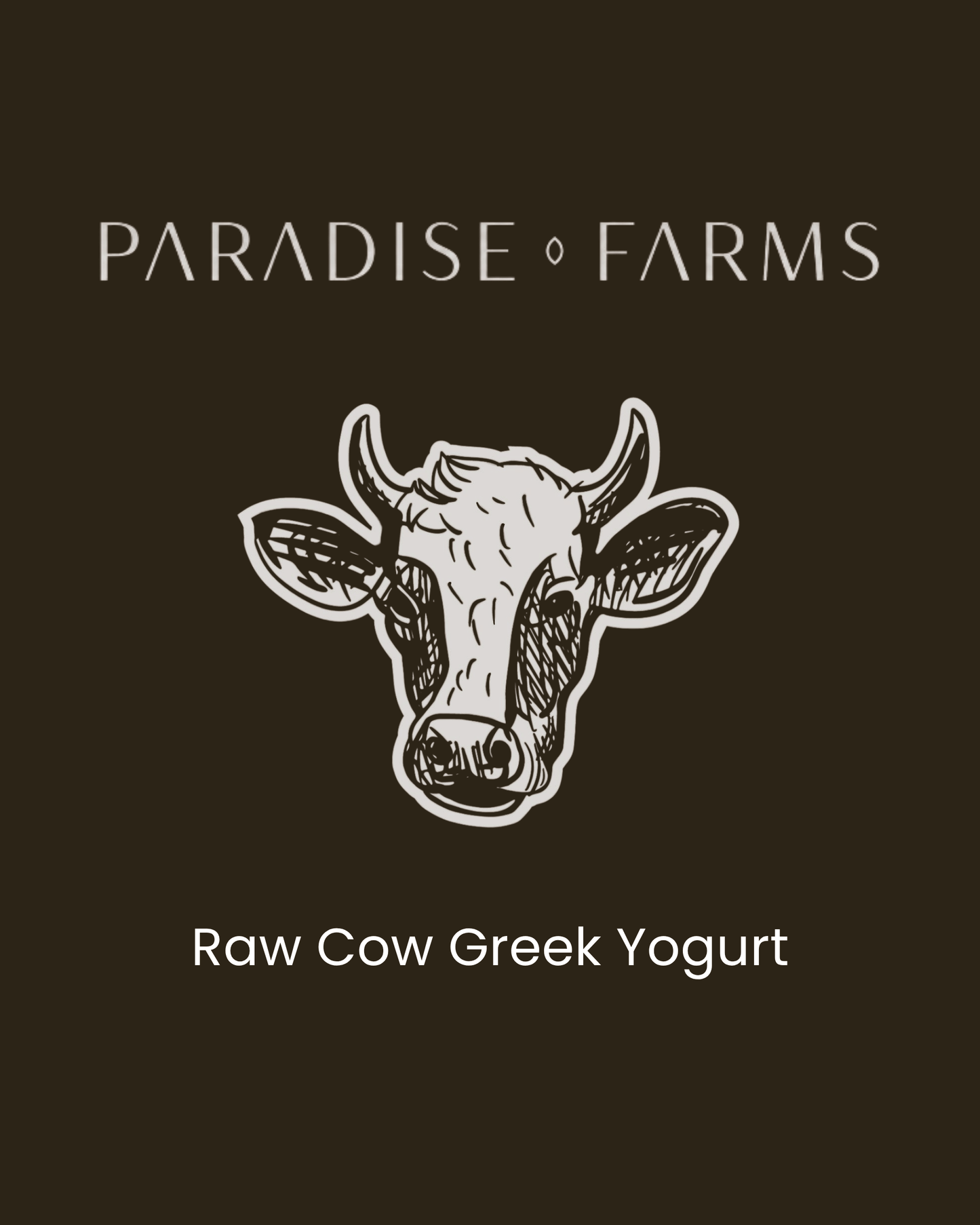 Raw Cow Greek Yogurt