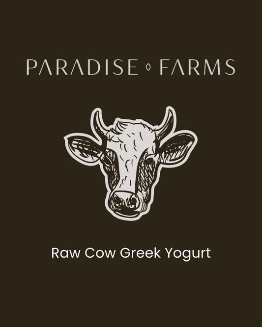 Raw Cow Greek Yogurt