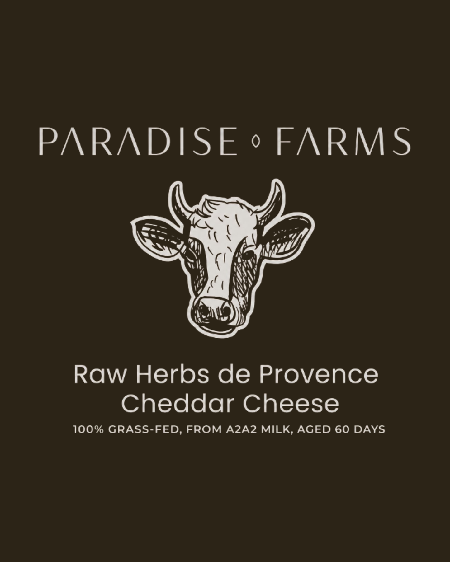Raw Herbs De Provence Cheddar Cheese – 8 oz