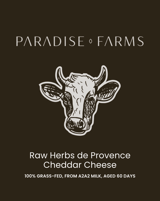 Raw Herbs De Provence Cheddar Cheese – 8 oz