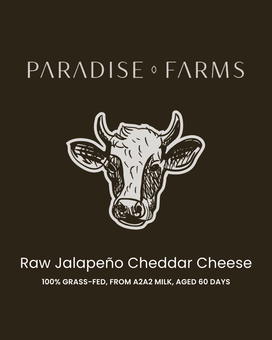 Raw Jalapeno Cheddar Cheese – 8 oz