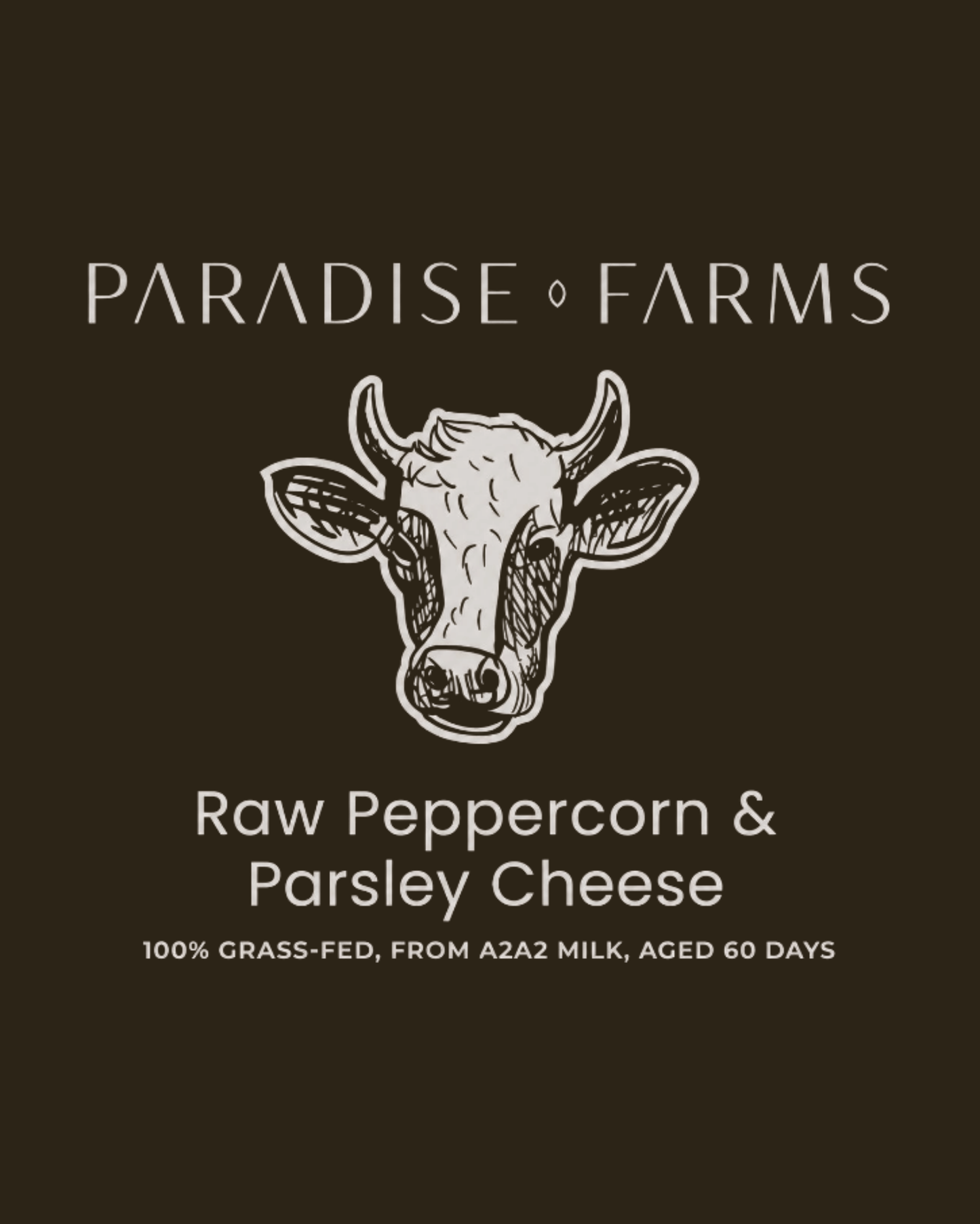 Raw Peppercorn and Parsley Cheese – 8 oz
