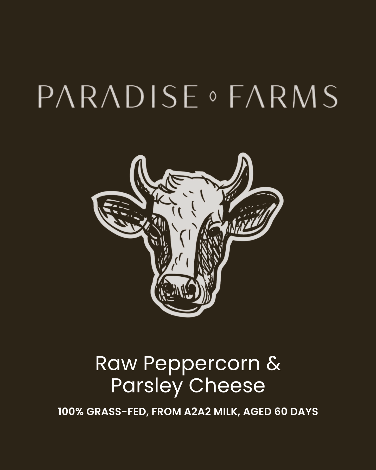 Raw Peppercorn and Parsley Cheese – 8 oz
