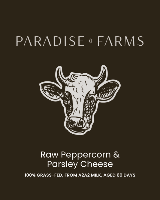 Raw Peppercorn and Parsley Cheese – 8 oz