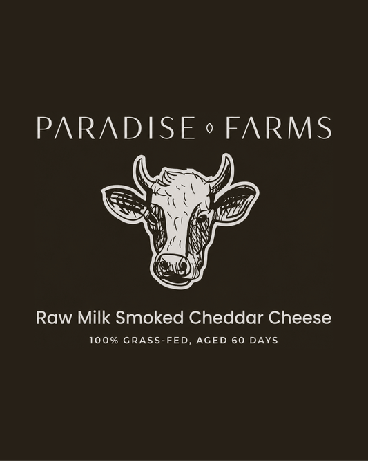 Raw Wood Smoked Cheddar – 8 oz