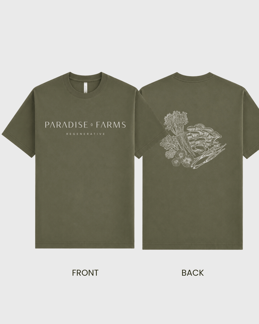 The PF Signature Tee – Military Green, Medium
