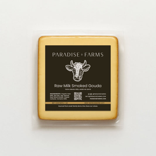 Raw Milk Smoked Gouda Cheese 1 lb